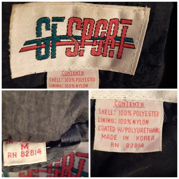 Vintage Baroque Ornate Style Multi Windbreaker 80s - Picture 4 of 8